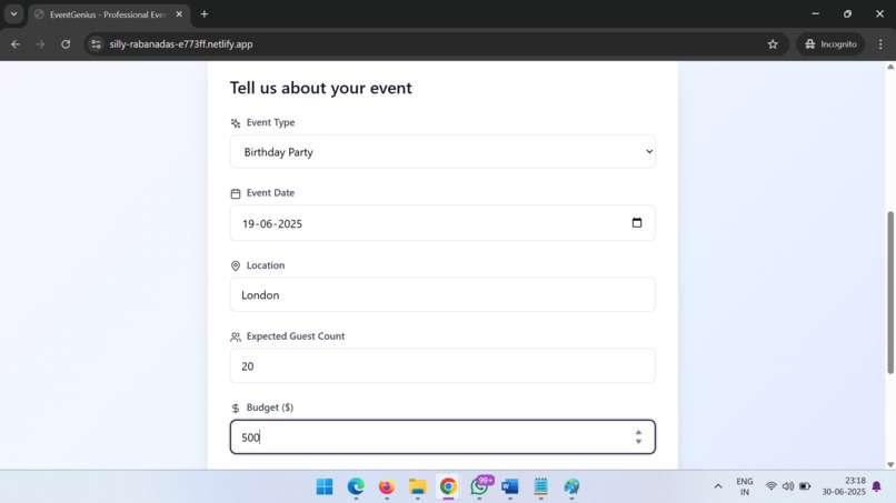 EventGenius – screenshot 3