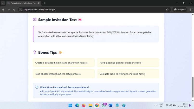 EventGenius – screenshot 6