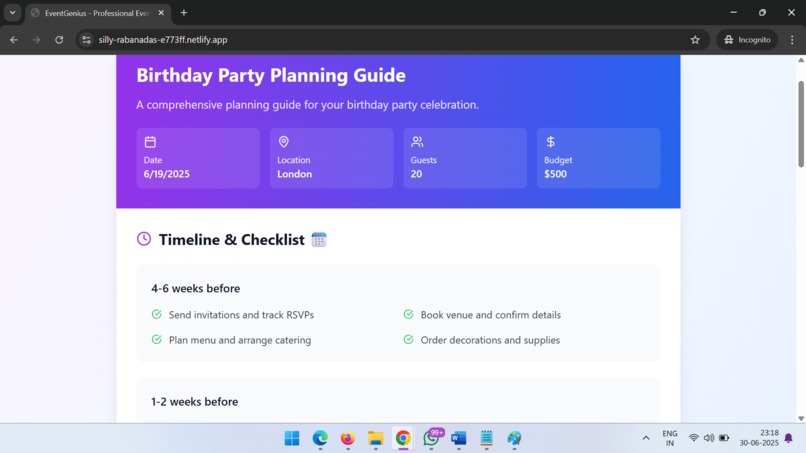 EventGenius – screenshot 7