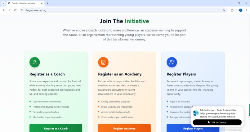 The GoodCoaches Initiative – screenshot 10