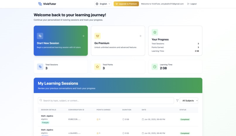 VividTutor – screenshot 2