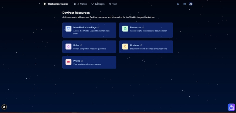 Hackathon Compliance Tracker – screenshot 1
