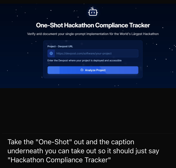 Hackathon Compliance Tracker – screenshot 4