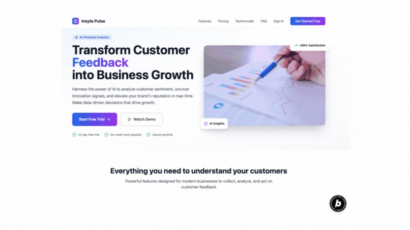 Insyte Pulse: A Cloud Platform for Insight-Driven Innovation – screenshot 1