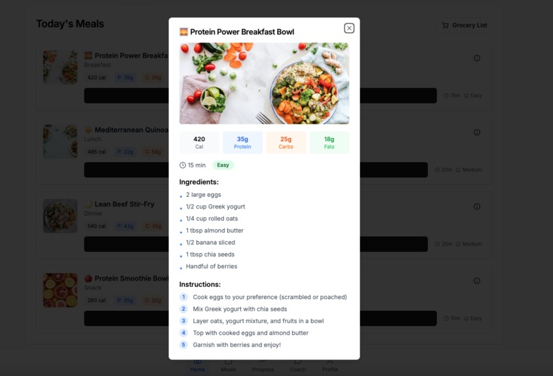 FitFuel – screenshot 3