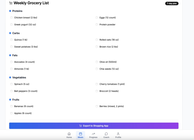 FitFuel – screenshot 4