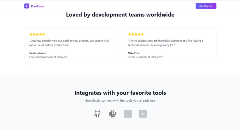 DevFlow – screenshot 1