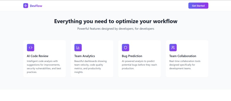 DevFlow – screenshot 2