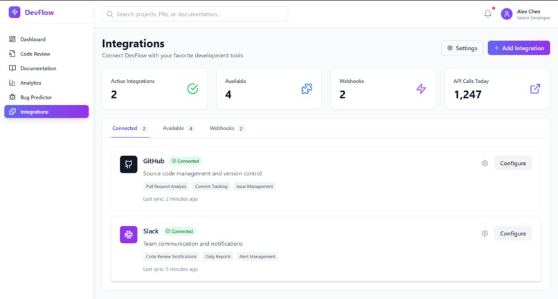 DevFlow – screenshot 4