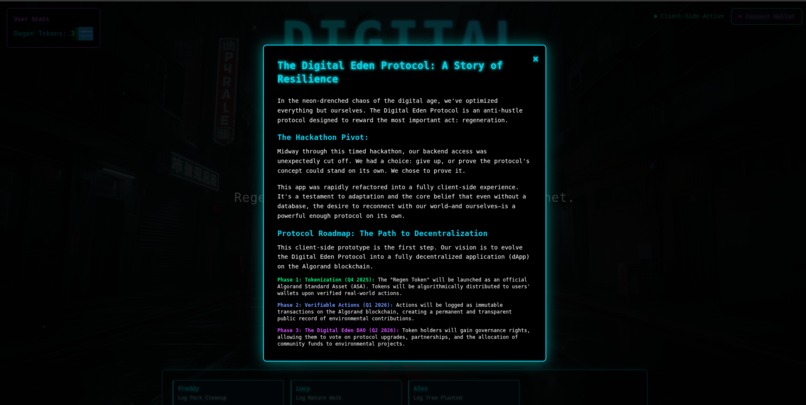 Digital Eden Protocol – screenshot 1
