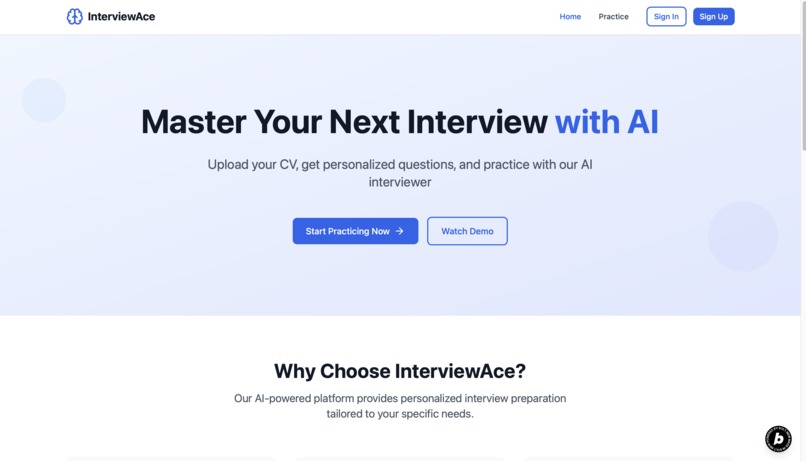 InterviewAce – screenshot 1