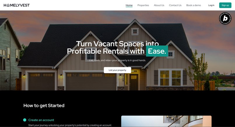 HomelyVest – screenshot 1