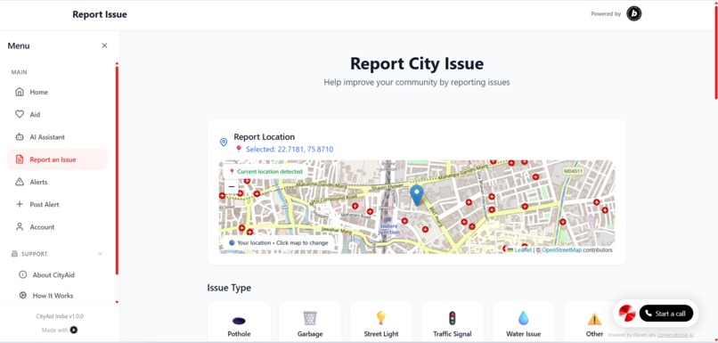 CityAid - India Smart Urban Safety Assistant – screenshot 6