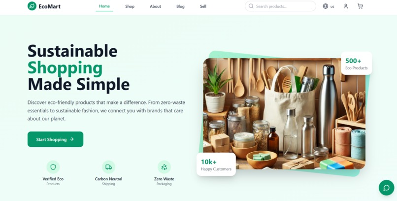 Eco-Friendly Marketplace – screenshot 1