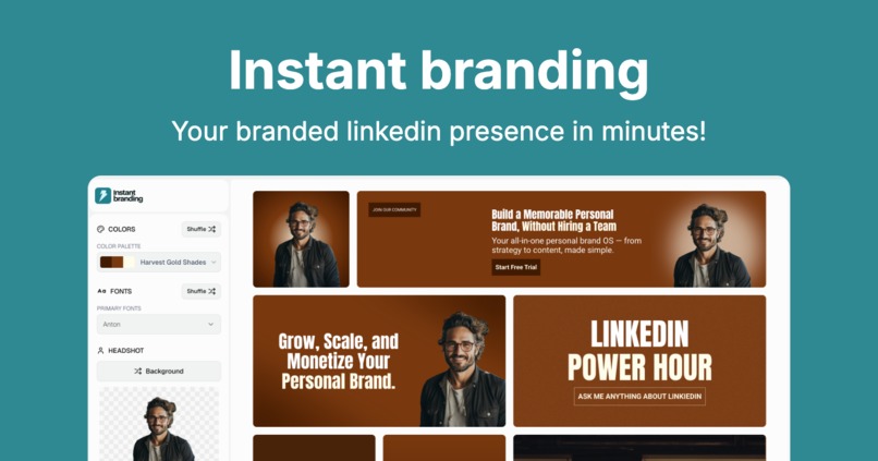 Instant branding – screenshot 1