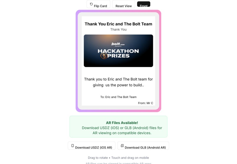 Bolt Special occasion Cards – screenshot 4