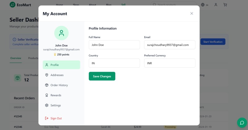 Eco-Friendly Marketplace – screenshot 7