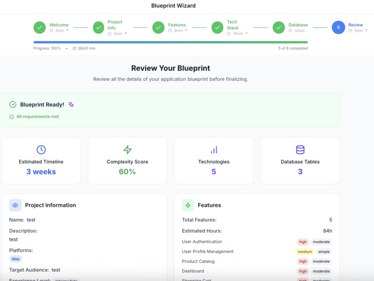 Blueprompt – screenshot 1