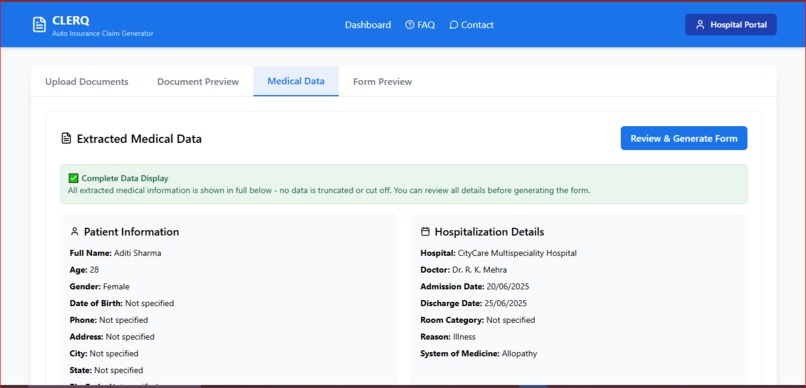 CLERQ – screenshot 1