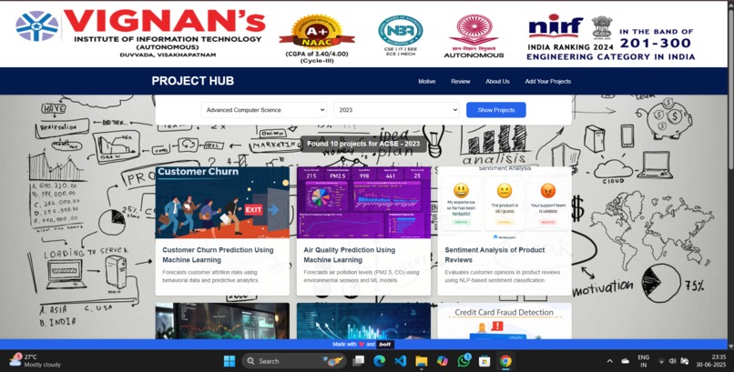 Project Hub – screenshot 2