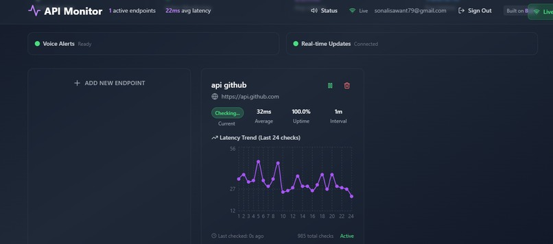 API LATENCY DASHBOARD - See your API performance clearly – screenshot 2
