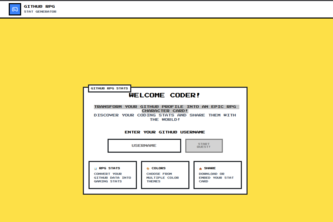 Github RPG Stats