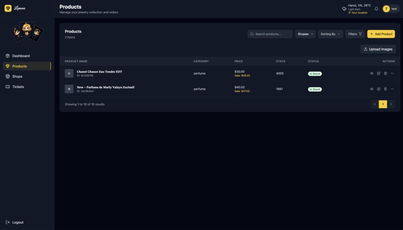 Lunova - Modern Jewelry & Souvenir E-commerce Platform – screenshot 3