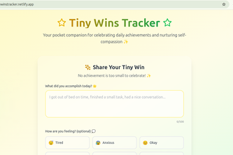 Tiny Wins Tracker