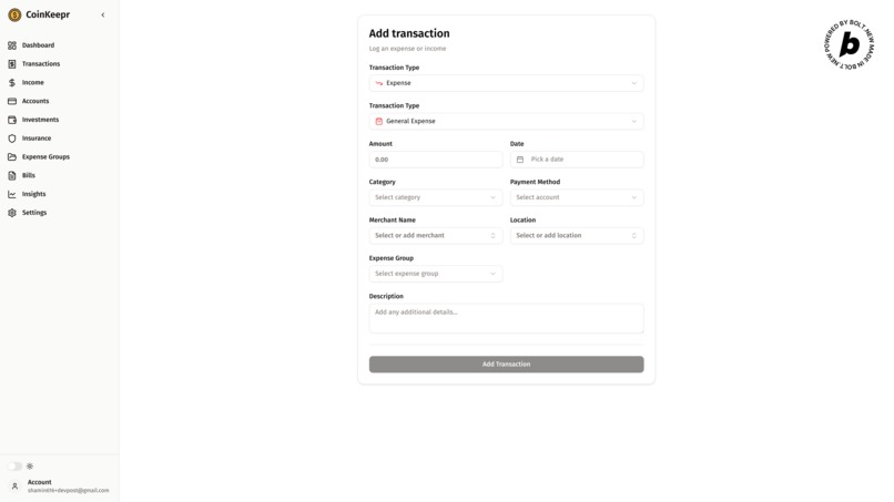 Coinkeepr – screenshot 2