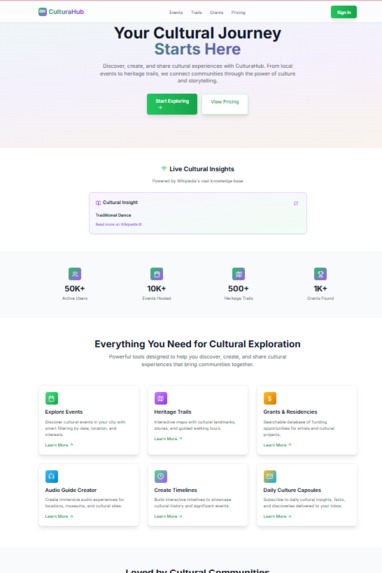 culturahub – screenshot 1