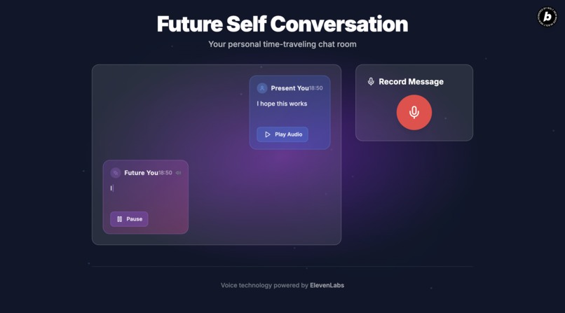 Call your future self – screenshot 3