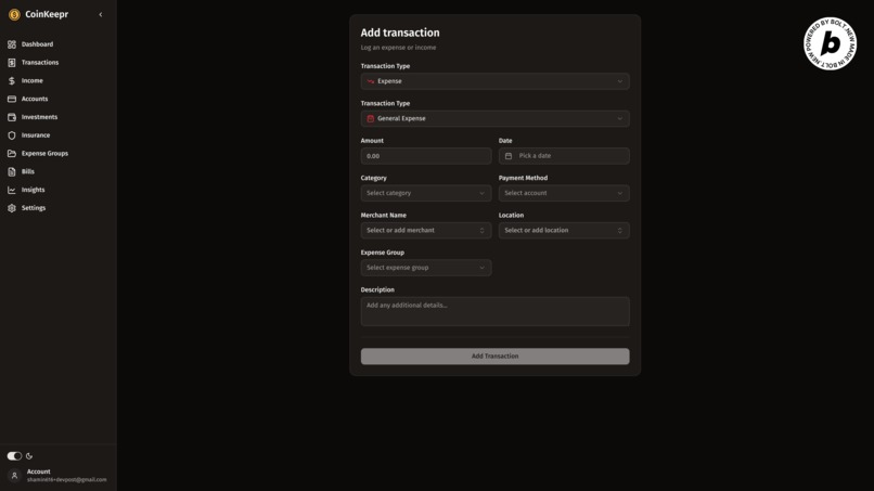 Coinkeepr – screenshot 3