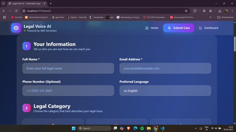 Legal Voice AI – screenshot 1