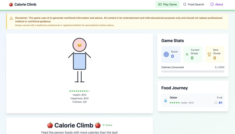 Calorie Climb – screenshot 1