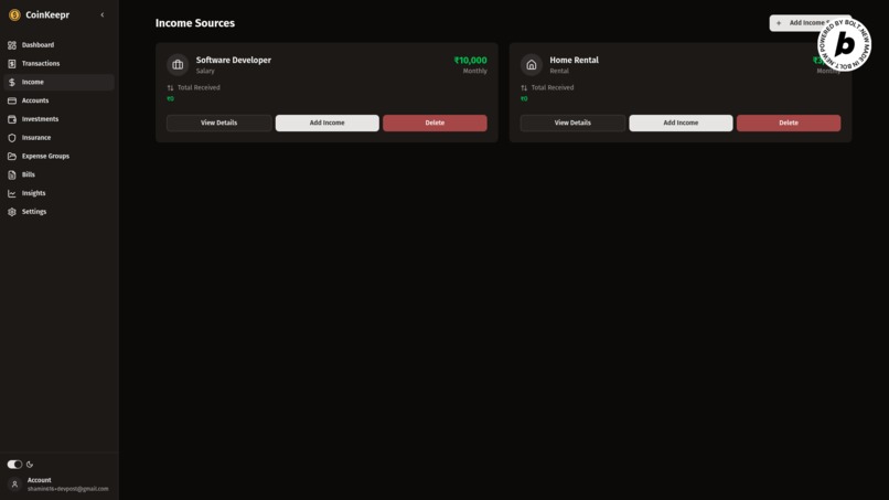 Coinkeepr – screenshot 6