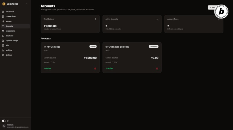 Coinkeepr – screenshot 8