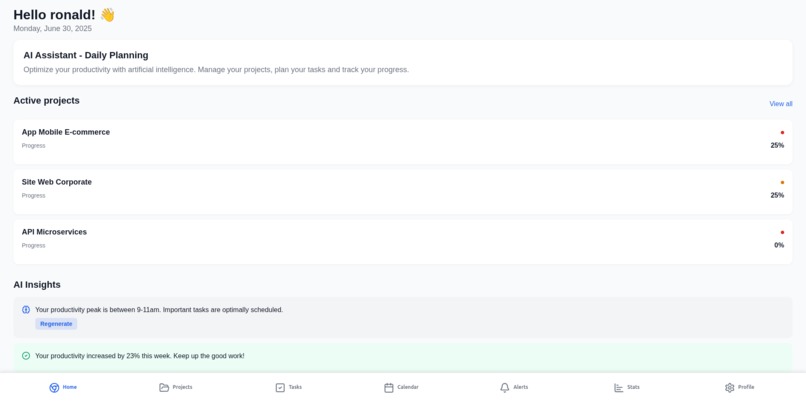 FocusBuddy - AI Productivity Assistant – screenshot 1