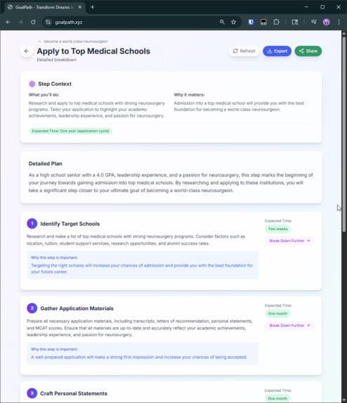 GoalPath – screenshot 4