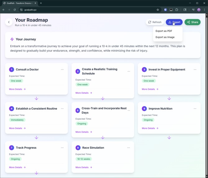 GoalPath – screenshot 6