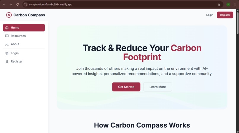 Carbon Compass – screenshot 1