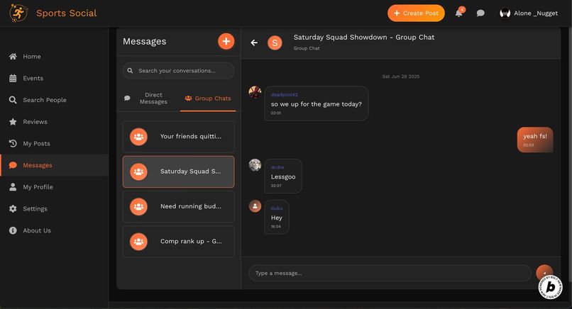 SportsSocial  – screenshot 3