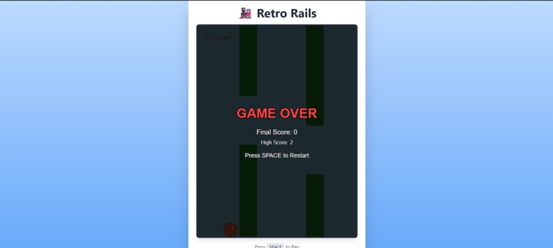 Retro Rails – screenshot 1