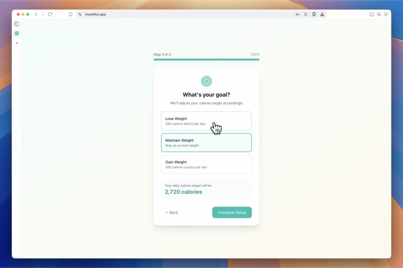 Mouthful — AI Calorie Tracker – screenshot 2