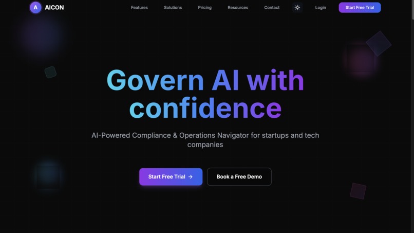 AICON - AI powered compliance and operations navigator – screenshot 1
