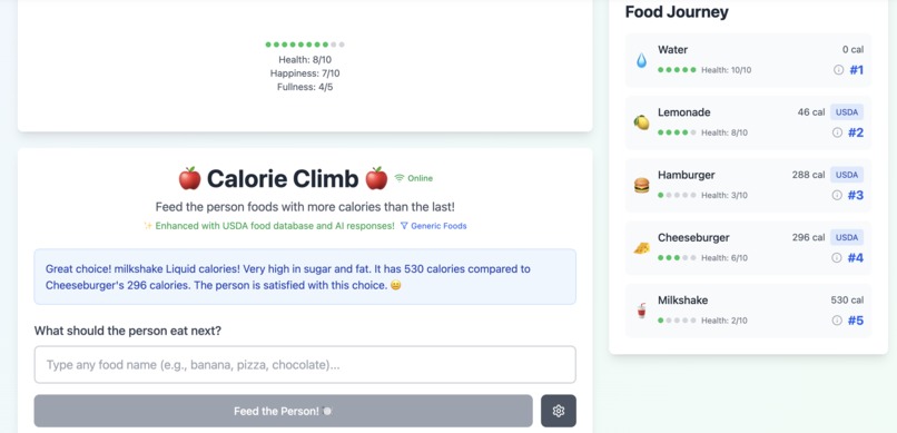 Calorie Climb – screenshot 2