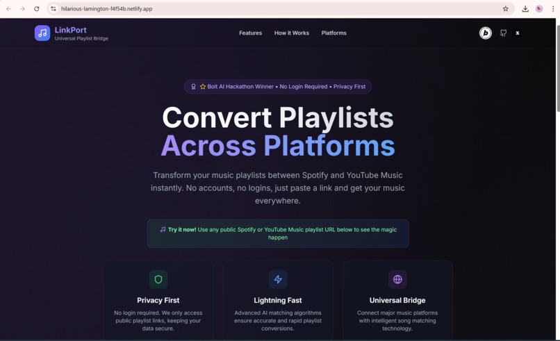 LinkPort – screenshot 1