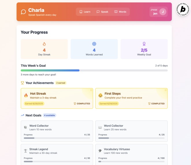 Charla – screenshot 3
