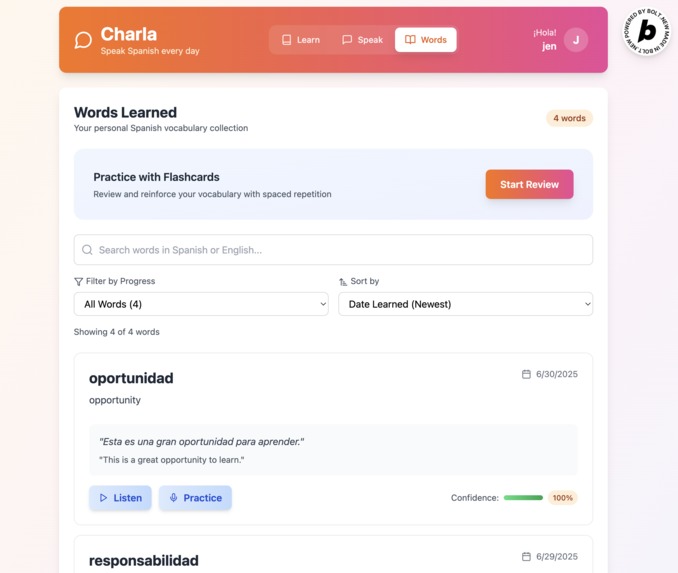 Charla – screenshot 4