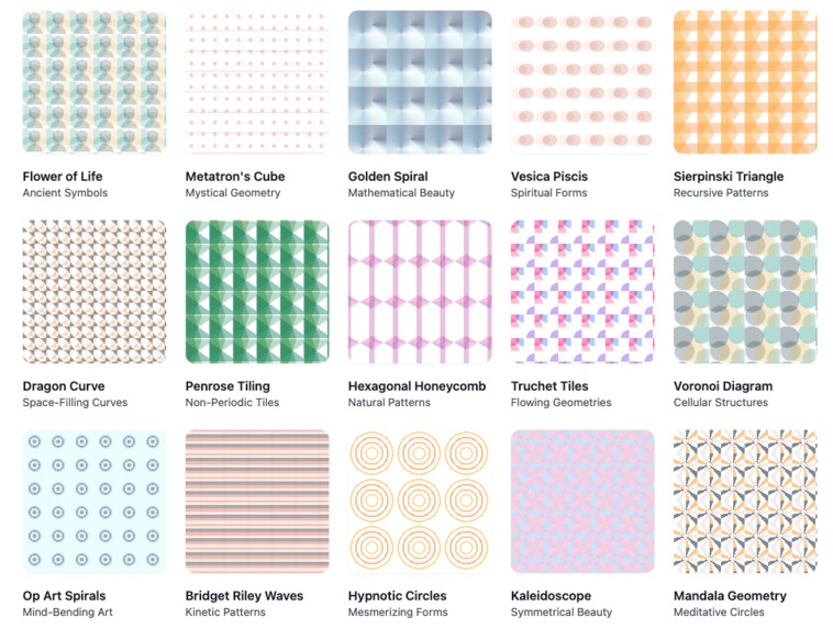 Magic Mosaic ✨ design hypnotic patterns in seconds – screenshot 2