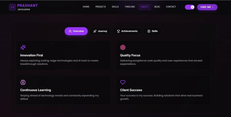 Prshant.dev – Developer Portfolio – screenshot 4